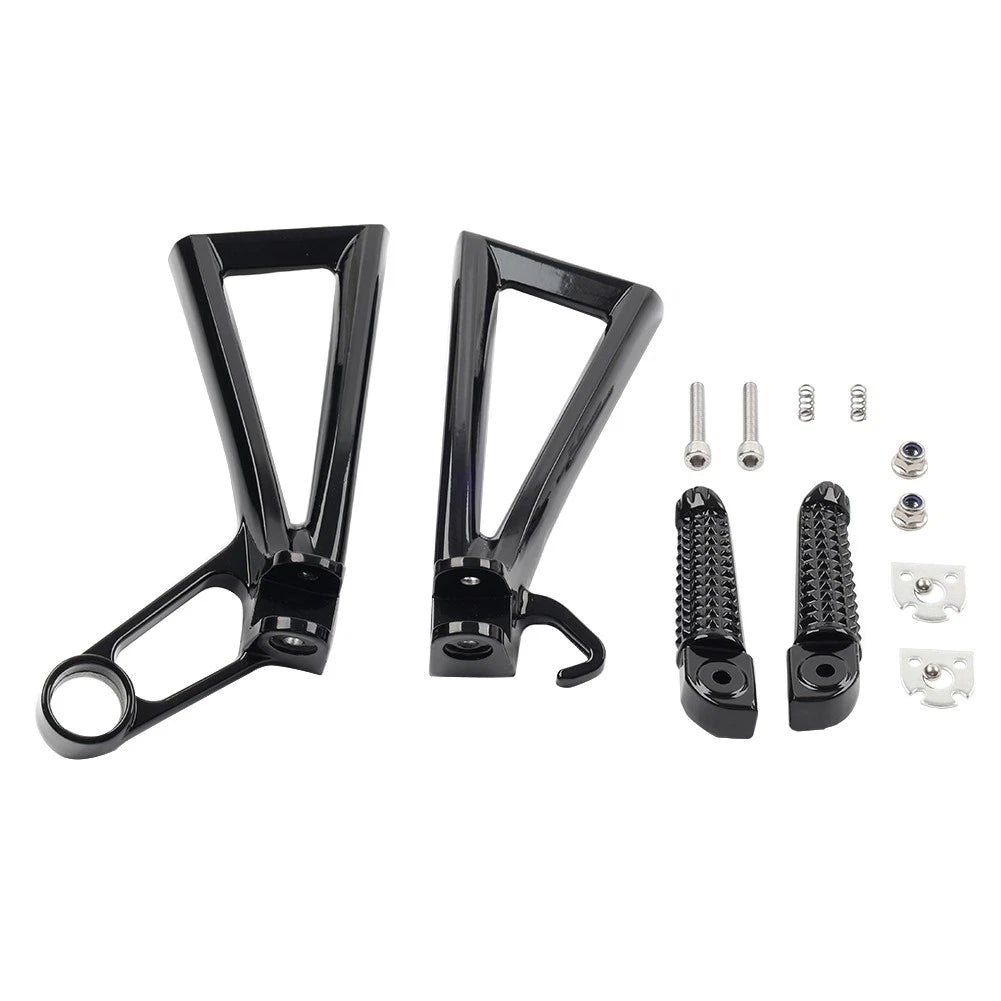 Rear Passenger Footrests FootPeg Bracket For Yamaha YZF R6 YZFR6 03-05 R6S 06-09