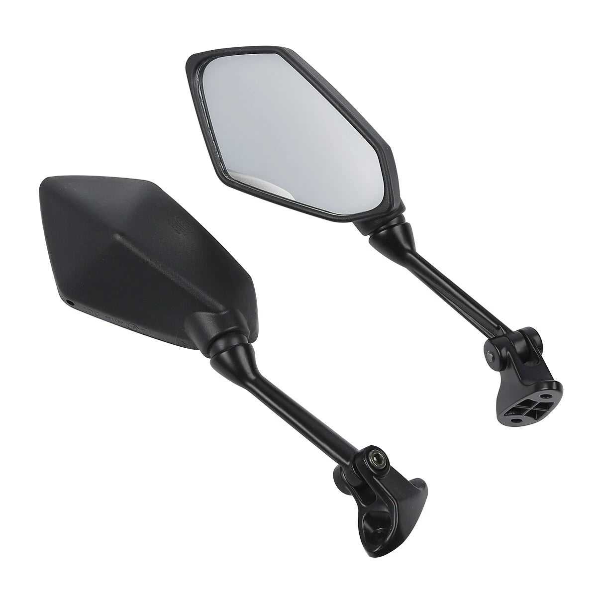 Black Pair Rearview Mirrors For Kawasaki Ninja ZX6R ZX-6R ZX 6R 2009-2012 11 10