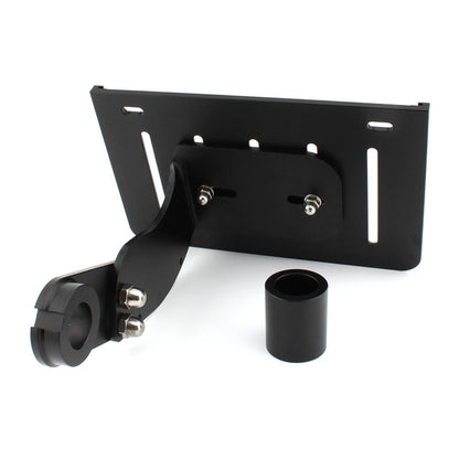 Blk License Plate Bracket Kit For Harley Softail Fat Boy Breakout Dyna 2018-2022