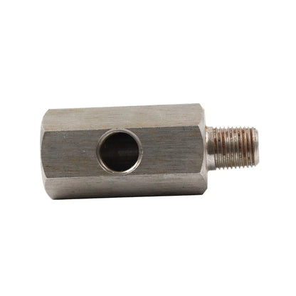 1/8" NPT Oil Pressure Sensor Tee to NPT Adapter For Turbo Supply Feed Line Gauge