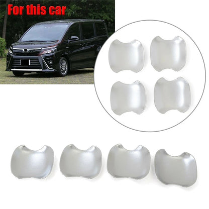 Side Car Door Handle Bowl Cover Trim For Toyota Noah Voxy R80 2018-2020 Chrome
