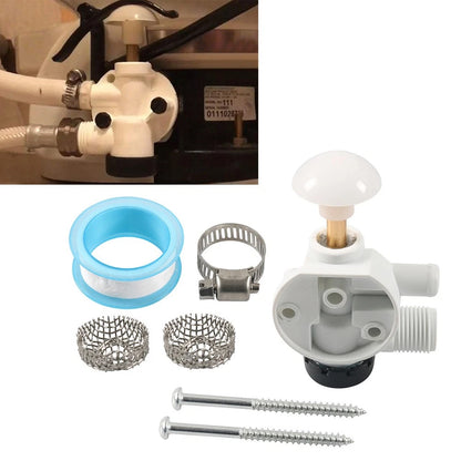 RV Upgraded Toilet Water Valve Assembly 385314349 For Dometic For Sealand A10451