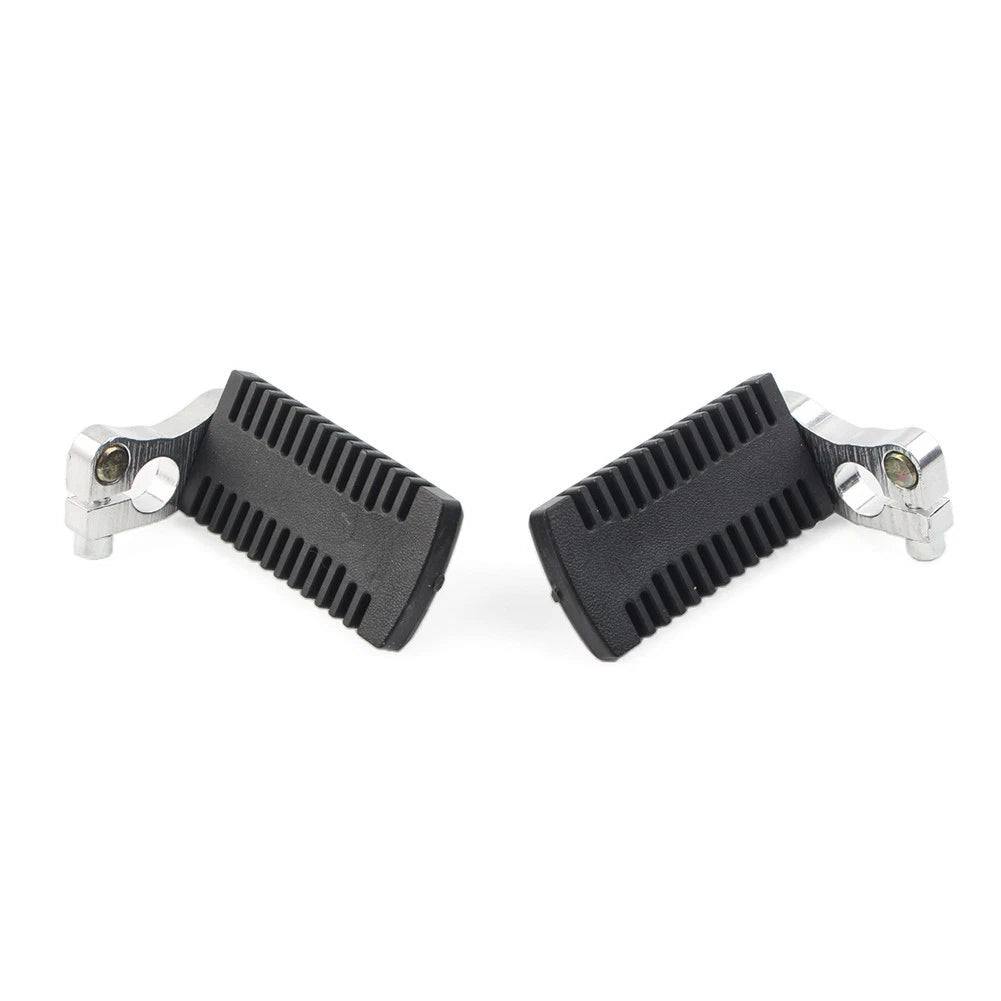 Footrest Pegs Pedal w/Clamp Fit 43cc 47cc 49cc Pocket Dirt Bike Mini Scooter ATV