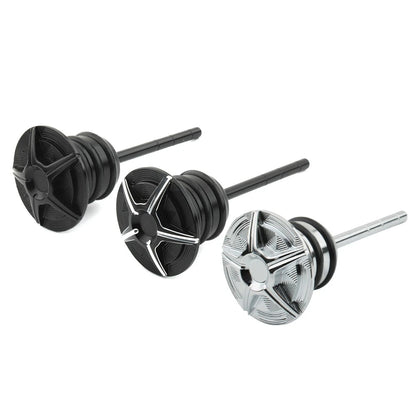 Chrome Oil Dipstick Chrome Fit For Harley Sportster 1982-2003 Softail 1984-1999