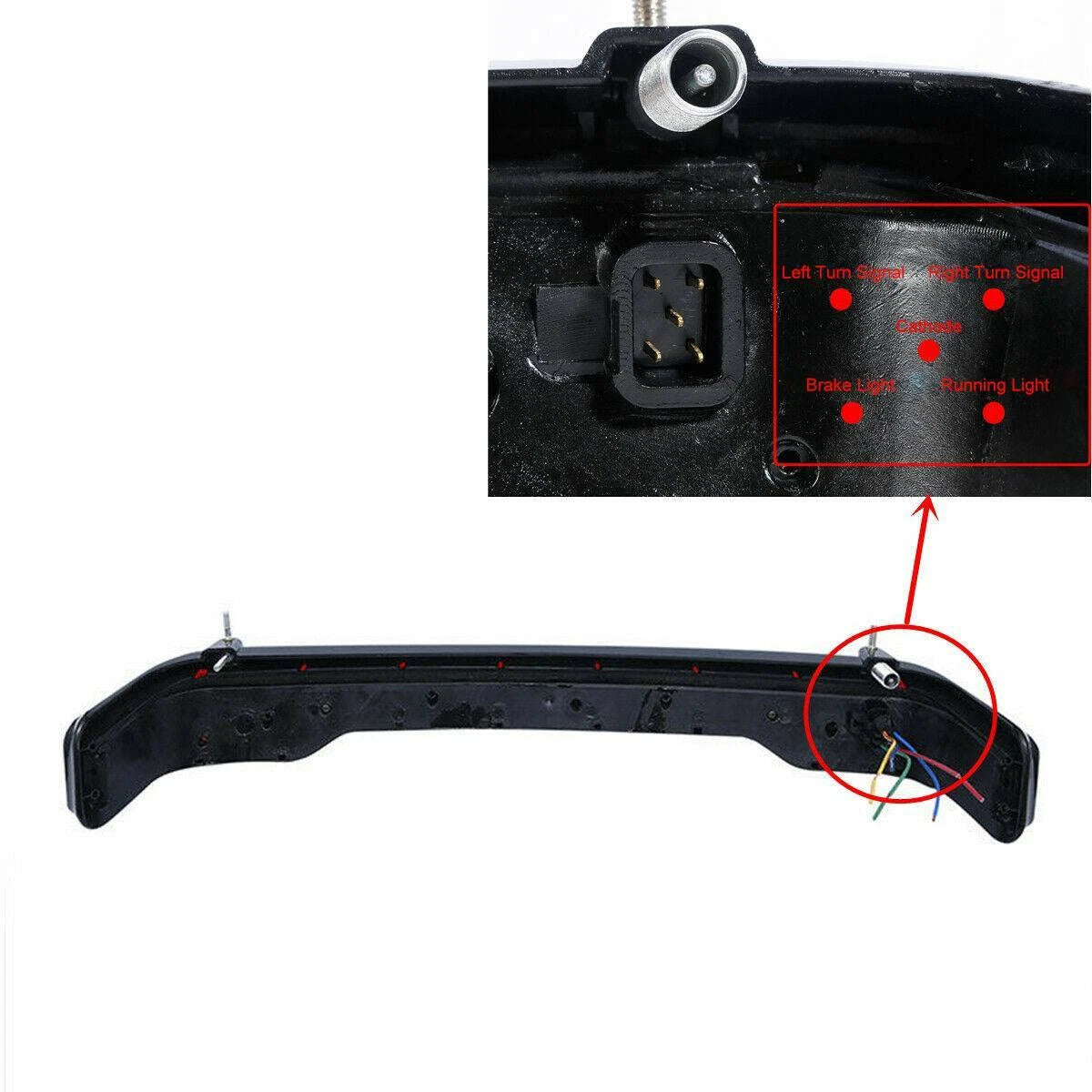 Brake Lights Side Marker &Wiring Harness Fit For Harley Electra Glide 14-25