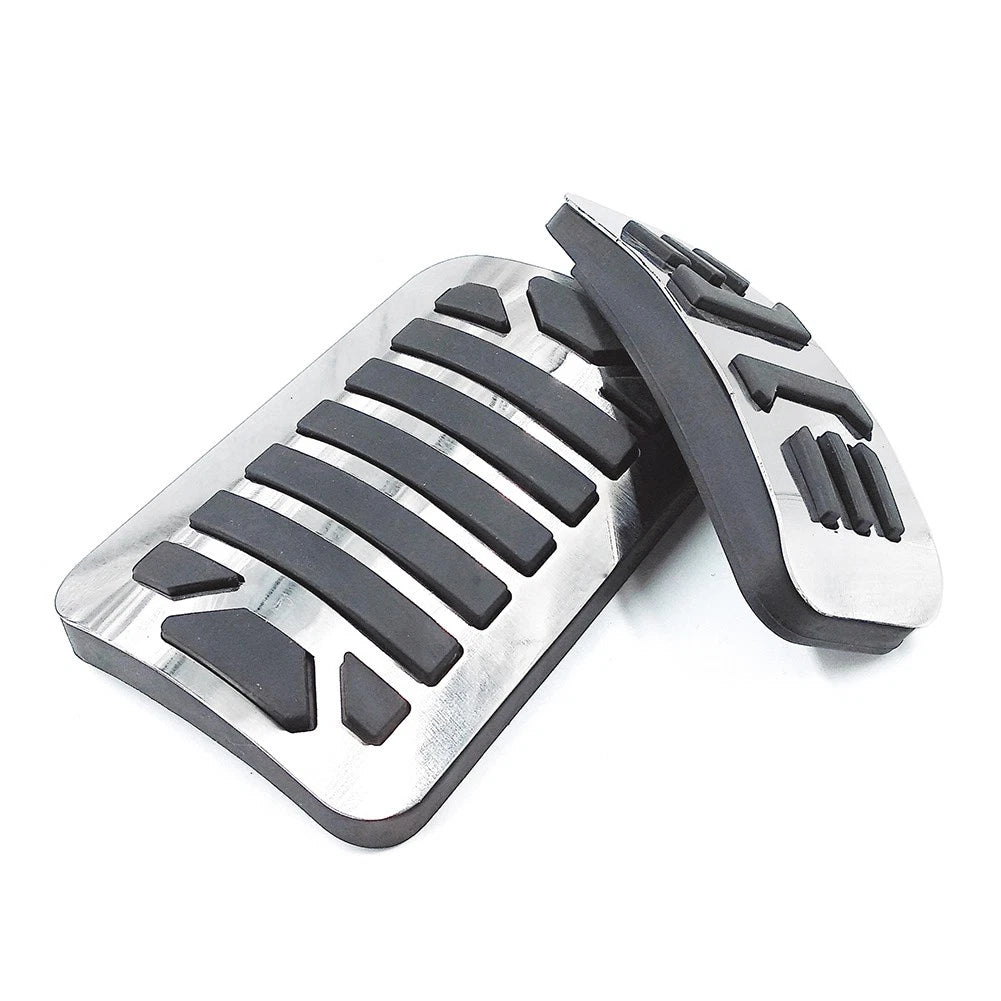 Stainless Steel Car Brake Gas Pedals Protection Cover Fit Jaguar XE XF XJ XJL
