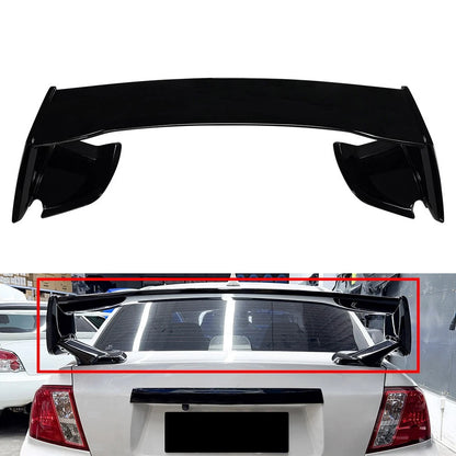 Rear Trunk Lip Spoiler Wing For Subaru Impreza WRX STI 2008-2014 Glossy Black