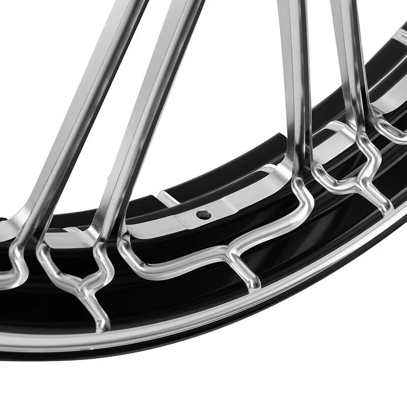 23"X3.5" Front Wheel Rim Dual Disc Hub Fit For Harley Road Glide King 08-25 ABS
