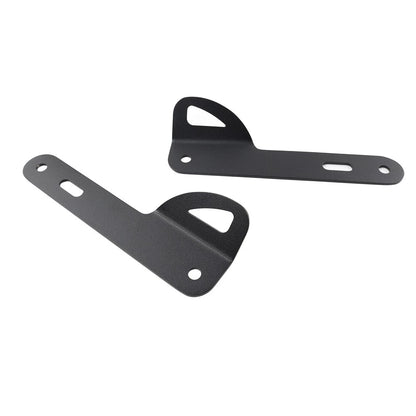 Pair Front Teardrop Tie-Down Brackets Mount For Harley Touring Street Glide FLTR