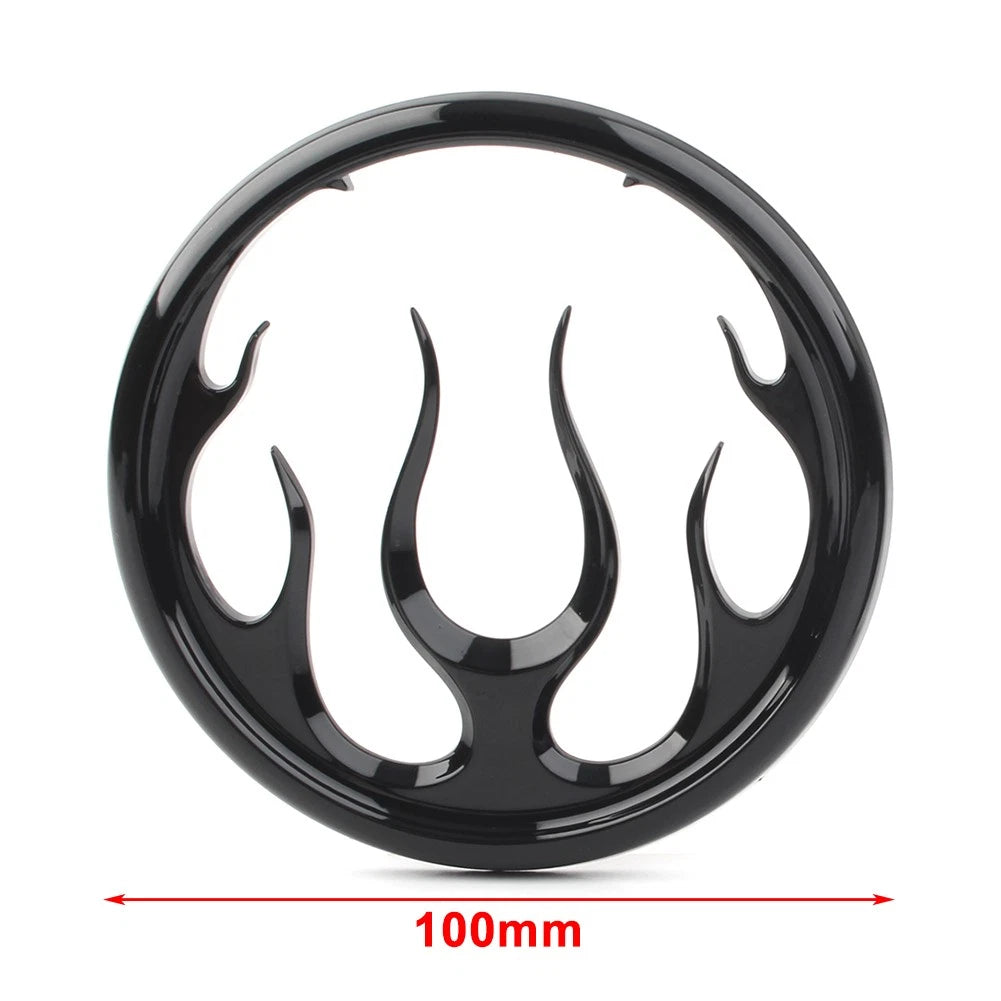 Flame Speaker Grill Accent Trim Cover for Harley Electra Street Glide Trikes