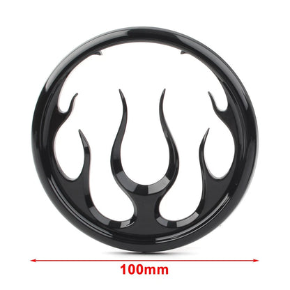 Flame Speaker Grill Accent Trim Cover for Harley Electra Street Glide Trikes