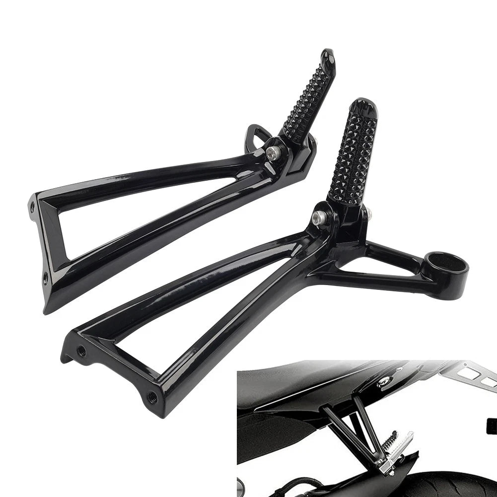 Rear Passenger Footrests FootPeg Bracket For Yamaha YZF R6 YZFR6 03-05 R6S 06-09