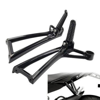 Rear Passenger Footrests FootPeg Bracket For Yamaha YZF R6 YZFR6 03-05 R6S 06-09