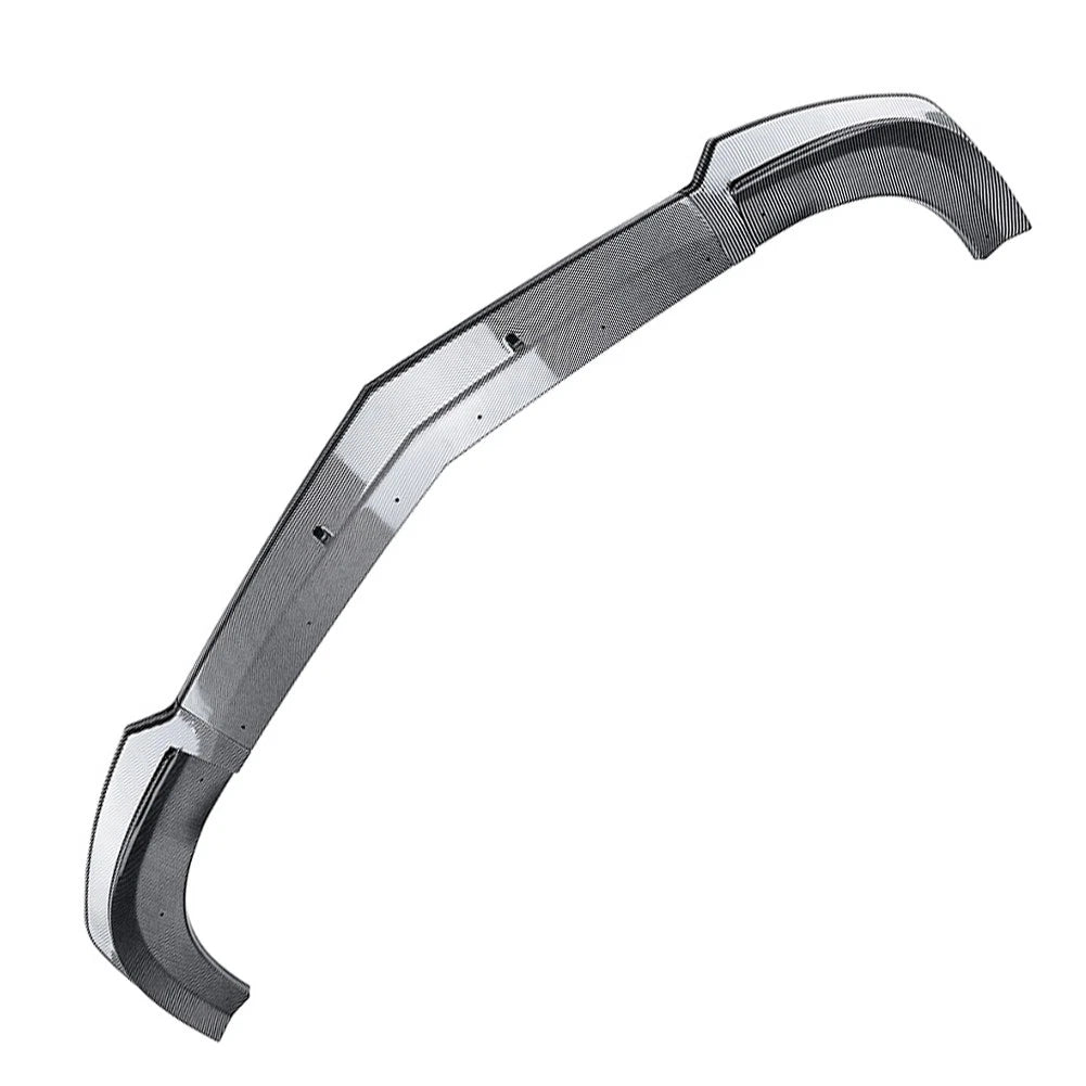 Carbon Look Front Bumper Spoiler Lip For Benz C Class W204 C63 Sedan 11-14