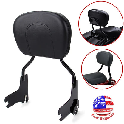 Passenger Backrest Sissy Bar For Harley Touring Road King Electra Glide 97-08 US
