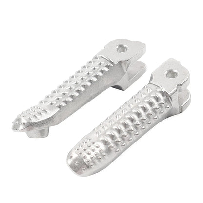 Pair Silver Front Driver Foot Pegs Footrest Pedals For BMW R nineT 2020-2024