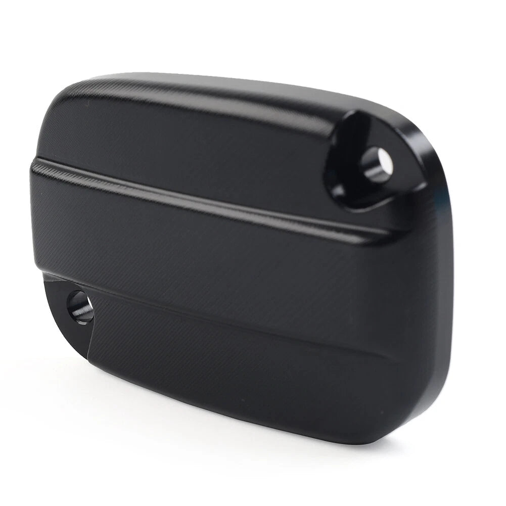 Brake Cylinder Reservoir Cover Cap Black For Harley Touring Road King Road Glide