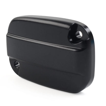 Brake Cylinder Reservoir Cover Cap Black For Harley Touring Road King Road Glide