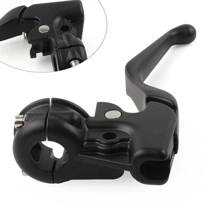 US Clutch Lever W/ Mount Bracket For Harley Dyna Electra Glide Softail Sportster