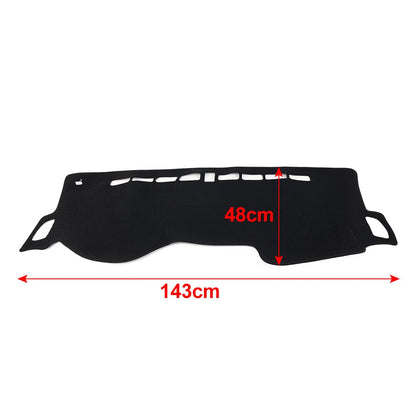 Dash Mat Dashboard Cover For Kia Forte 2019-2023 For K3 Cerato 2019-2022 Black