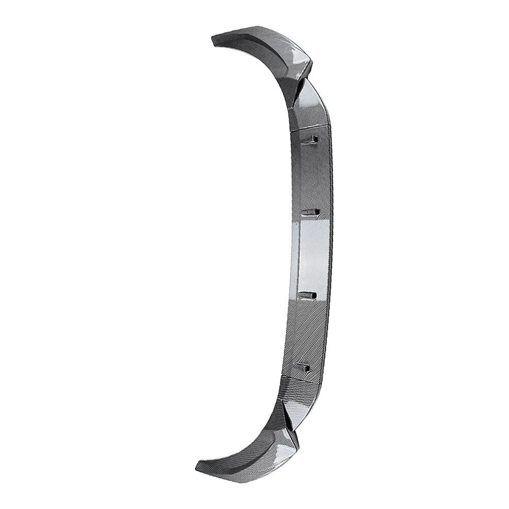 Front Bumper Splitter Spoiler Lip Carbon Fiber Black For Audi A4 S4 B9.5 2020-24