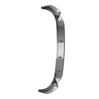 Front Bumper Splitter Spoiler Lip Carbon Fiber Black For Audi A4 S4 B9.5 2020-24