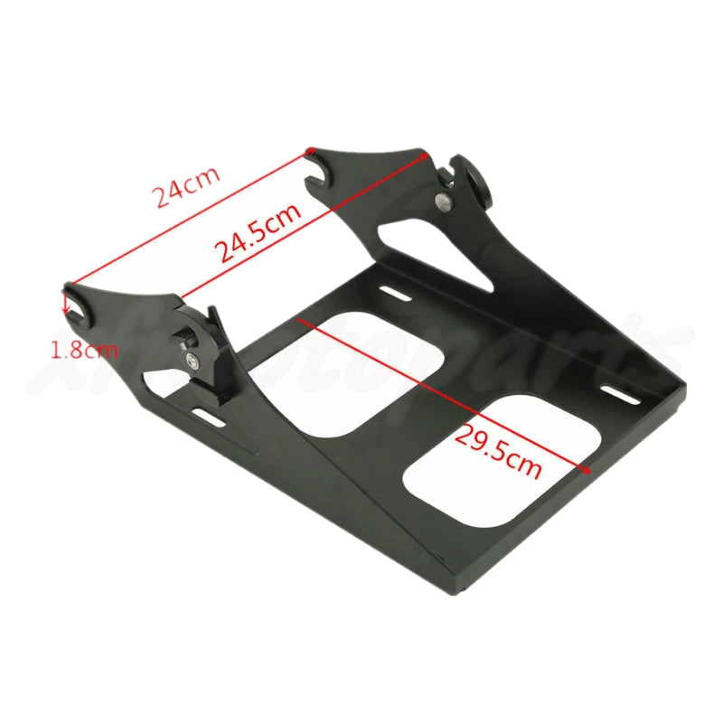 King Trunk Pad Mount Plate Fit For Harley Touring FLHT FLHX 14-Up