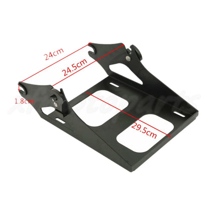 King Trunk Pad Mount Plate Fit For Harley Touring FLHT FLHX 14-Up