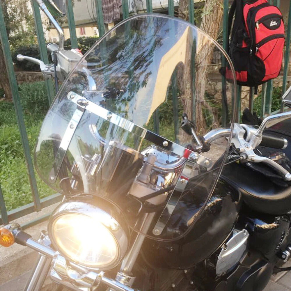 Motorcycle Windshield Windscreen for Harley Sportster 42 78 Dyna Softail Fatboy