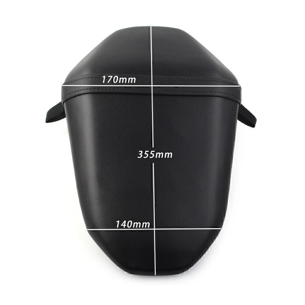 Rear Passenger Pillion Seat Cover Fit For Yamaha MT07 MT-07 2018-2025 Black USA