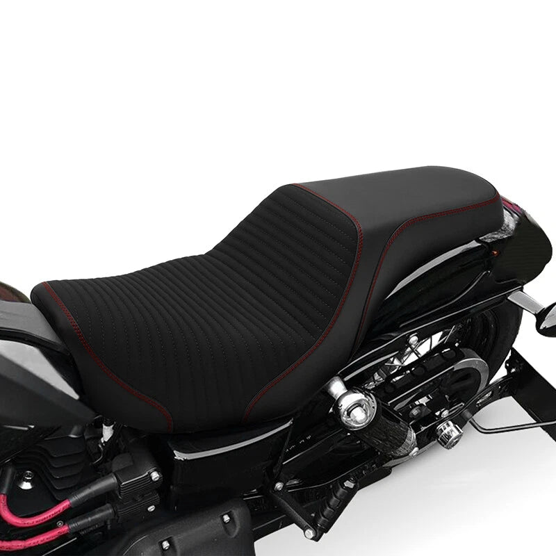 Driver & Passenger Seat Fit For Harley Dyna Super Glide Street Bob 2006-2017 16