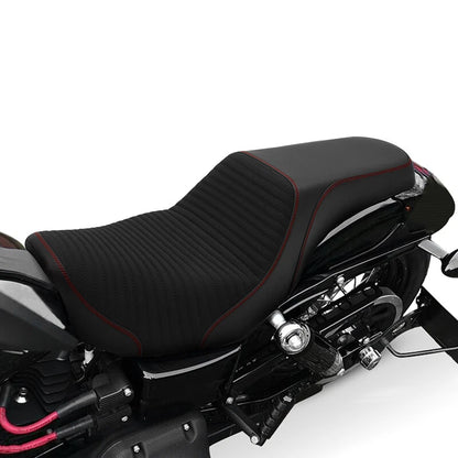 Driver & Passenger Seat Fit For Harley Dyna Super Glide Street Bob 2006-2017 16