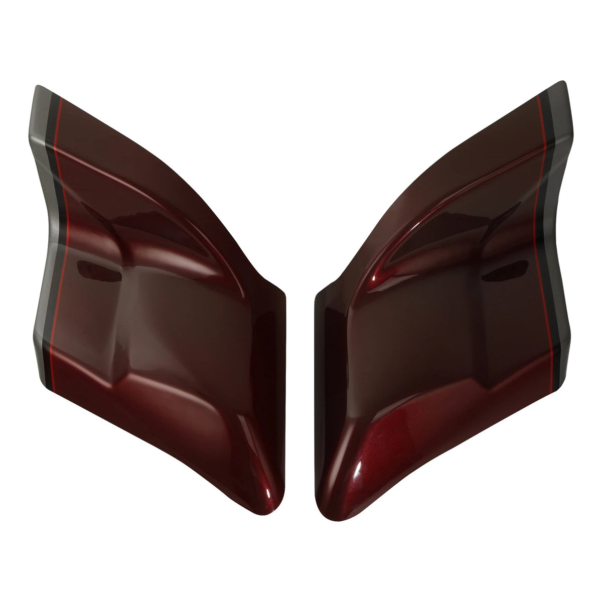 Stretched Side Covers Fit For Harley Street Glide 14-Up Black Forest & Wineberry