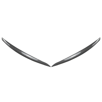 2x Headlight Eyebrow Cover Trim For BMW 3 Series E92 E93 2 Door Couple M3 05-13