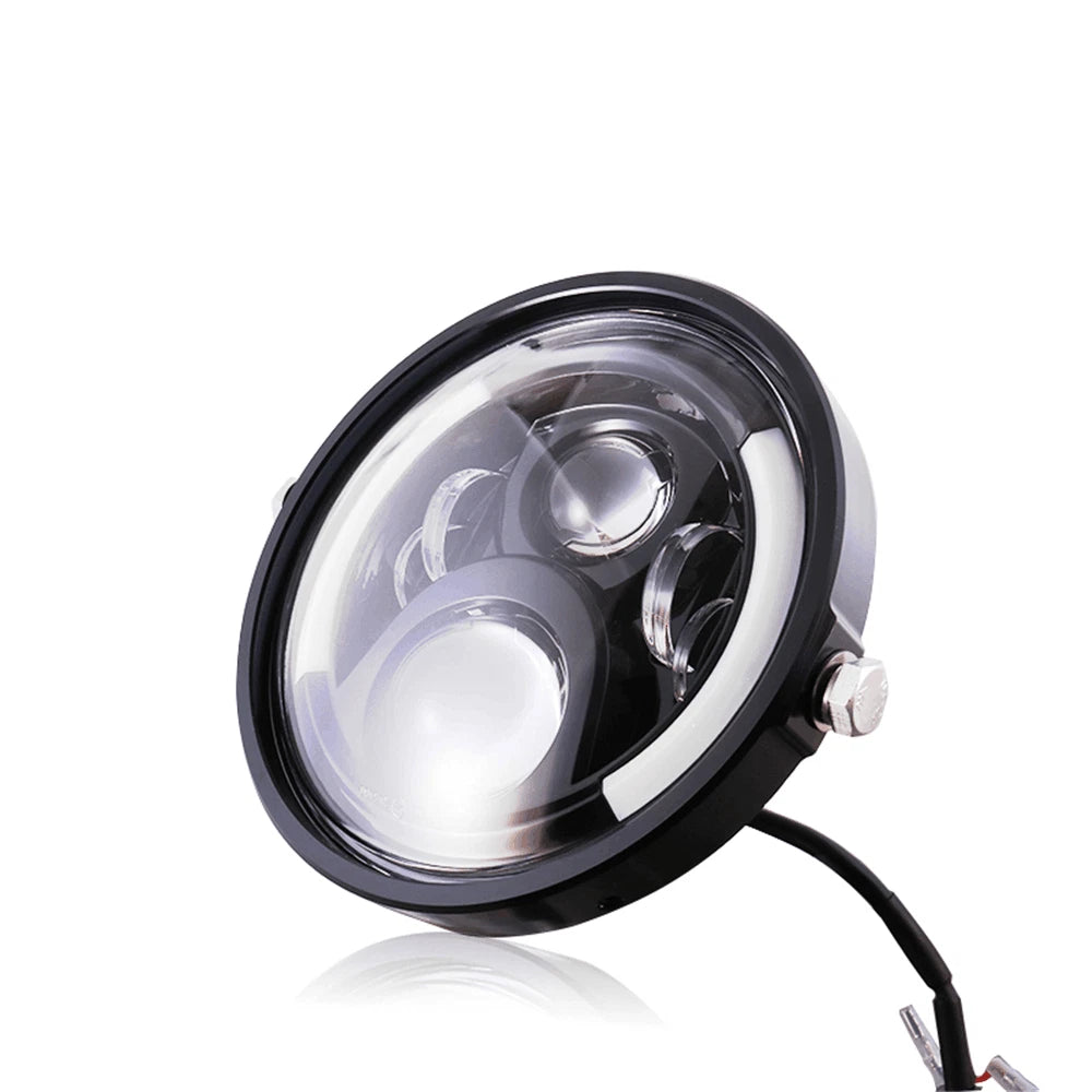 1Pcs Round 7" inch Motorcycle Headlight Mounting Bracket Ring Black Universal