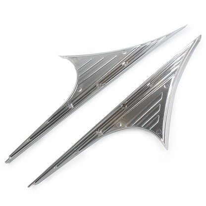 For Harley Tri Glide Ultra FLHTCUTG Trike FLHXXX Rear Trunk Side Accents Trim 2x