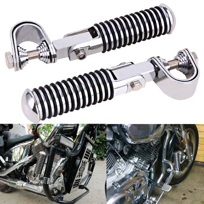 Motorcycle Foot Pegs 1"~1-1/4" Highway For Harley Touring Engine Guard Crash Bar
