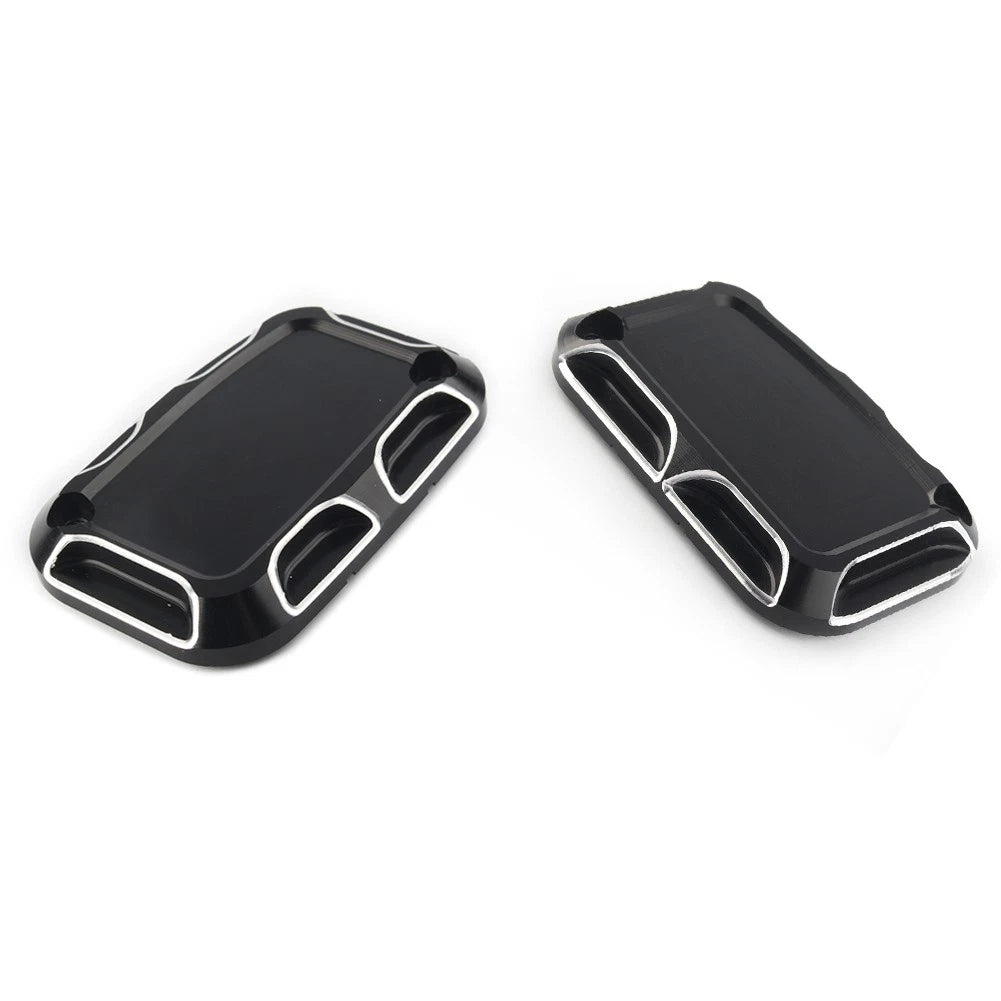 Shallow Cut Brake Master Cylinder Cover For Harley Touring Street Glide 14-16