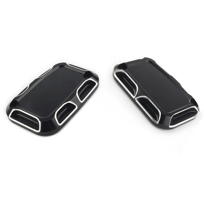Shallow Cut Brake Master Cylinder Cover For Harley Touring Street Glide 14-16