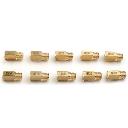 Hex Style Main Jets Kit For Mikuni VM TM TMX Carburetor 300-390 Set 350 370 US