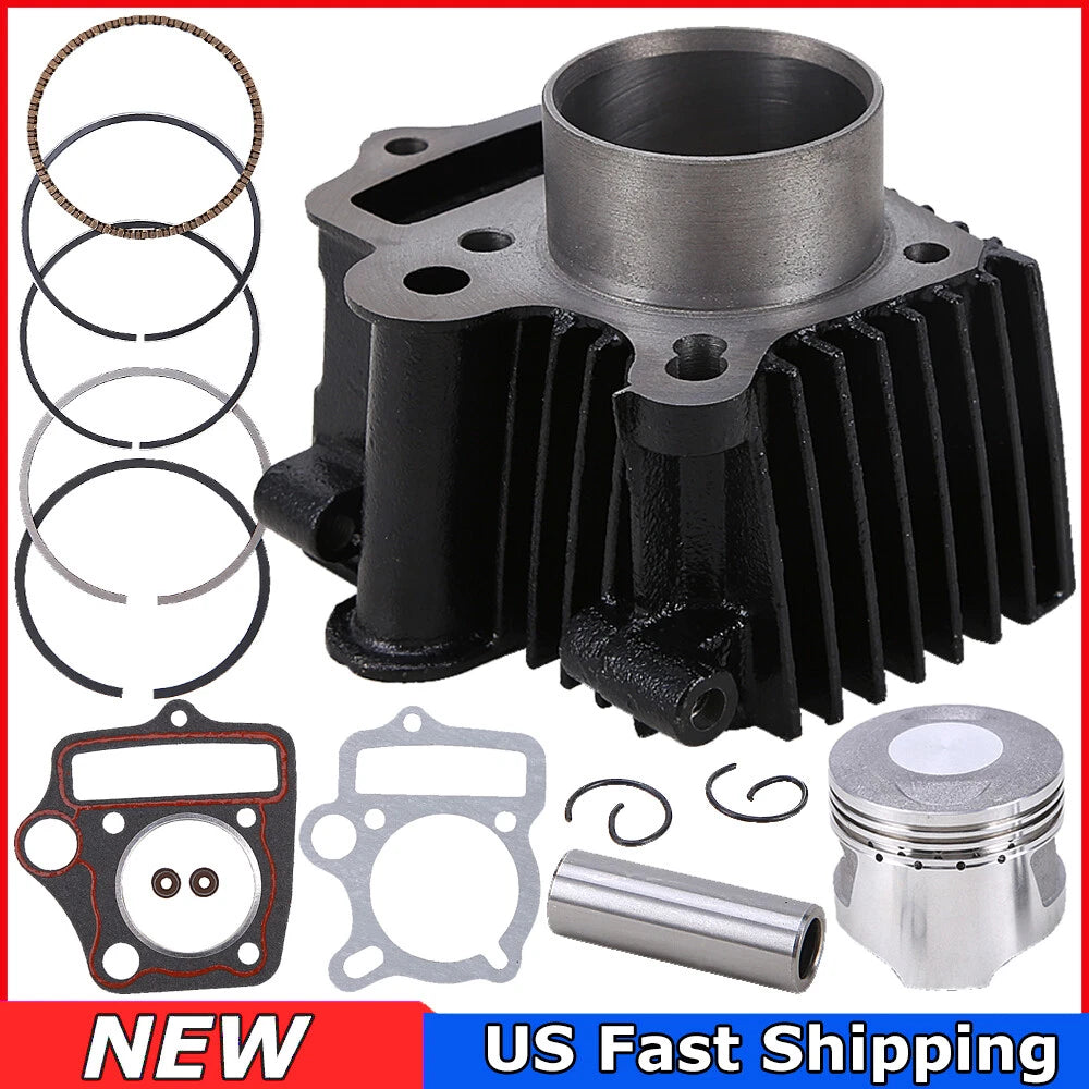For Honda CT70 CRF70 ATC70 XR70 TRX70 Top End Rebuild Kit Cylinder Gasket Piston