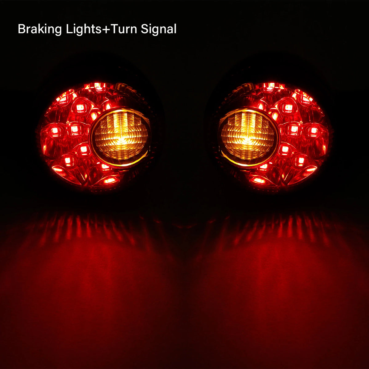 Rear Turn Signals LED Light Smoked Fit For Harley Sportster 883 1200 1992-2022