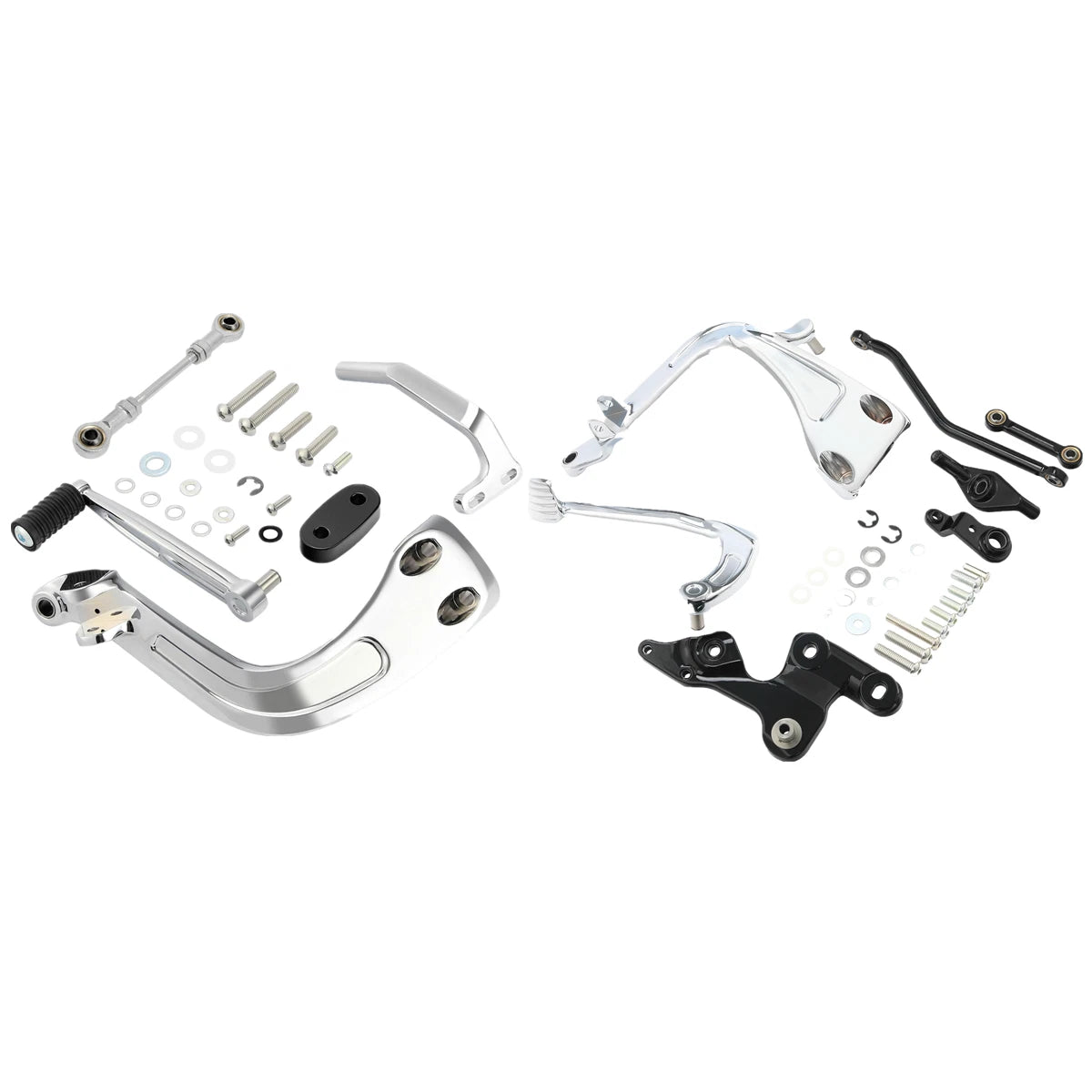 Mid Controls Shift Side & Brake Side Kit Fit For Harley FLSB FXFB FXFBS 2018-Up