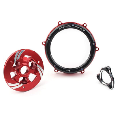 Black Clutch Cover Spring Retainer Pressure Plate Kit For Ducati Panigale V4 V4S