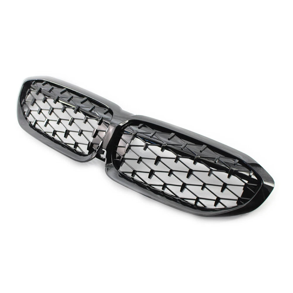 Grille Diamond Style Grill Kidney For BMW  3 Series G20 19-22 Glossy Black US