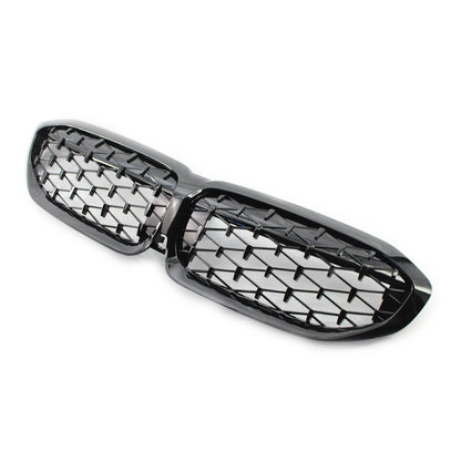 Grille Diamond Style Grill Kidney For BMW  3 Series G20 19-22 Glossy Black US