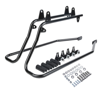 4" Stretched Extended Hard Saddlebag Conversion Bracket For Harley Softail 84-17