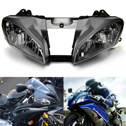 Front Headlight Headlamp Assembly Clear For Yamaha YZF R6 YZF-R6 YZFR6 2008-2016