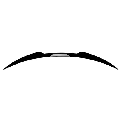 Glossy Black Rear Trunk Middle Spoiler Wing For Alfa Romeo Stelvio 2017-2024