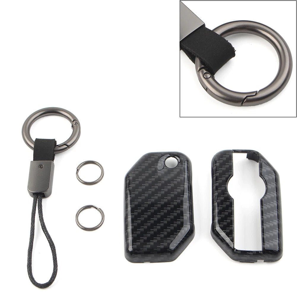Key Chain Procter Cover Fob For BMW F750GS F850GS R1200GS R1250GS Carbon Fiber